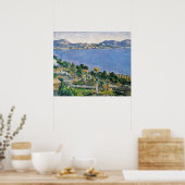 L'Estaque, Aussicht auf die Bucht von Marseille Poster (Küche)