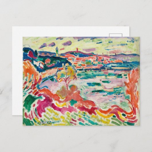 L'Estaque | Georges Braque | Postkarte (Vorne/Hinten)