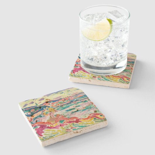 L'Estaque | Georges Braque | Steinuntersetzer (Seitenansicht)