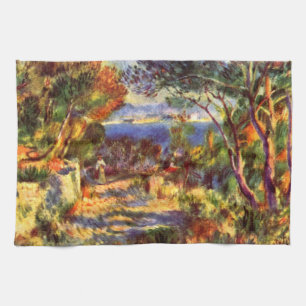 L'Estaque von Pierre Renoir, Vintage Impressionism Handtuch