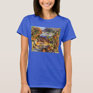 L'Estaque von Pierre Renoir, Vintage Impressionism T-Shirt