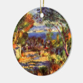 L'Estaque von Pierre Renoir, Vintager Impressionis Keramikornament (Links)