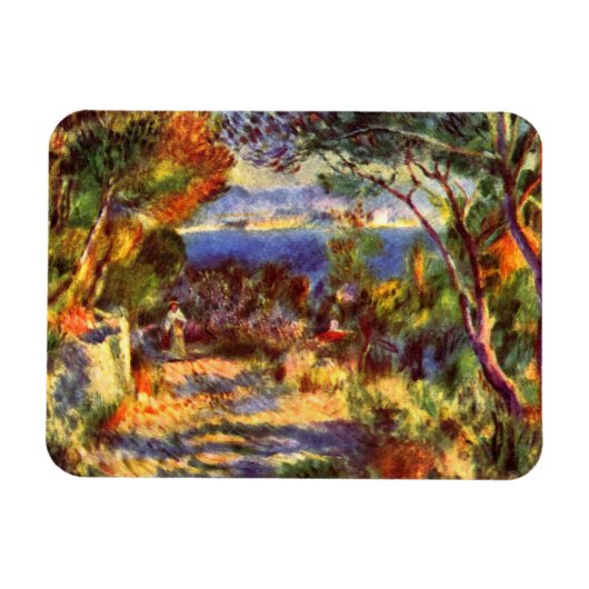 L'Estaque von Pierre Renoir, Vintager Impressionis Magnet (Horizontal)