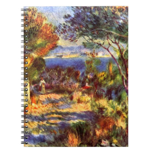 L'Estaque von Pierre Renoir, Vintager Impressionis Notizblock (Vorderseite)