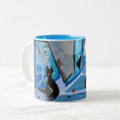Lestat u. Harry Zweifarbige Tasse (Vorderseite Links)