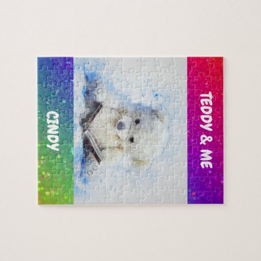 "LESTEDDY" RAINBOW PUZZLE PERSONALISIERT (Horizontal)