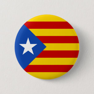 "L'Estelada Blava" katalanische Button