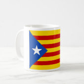 "L'Estelada Blava" katalanische Kaffeetasse (Vorderseite Links)