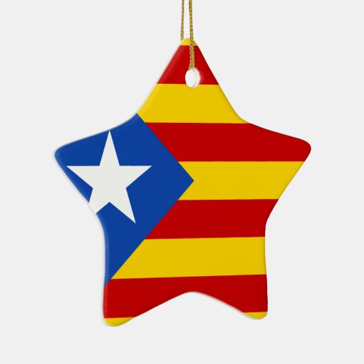 "L'Estelada Blava" Katalanische Unabhängigkeitsfla Keramikornament (Rechts)
