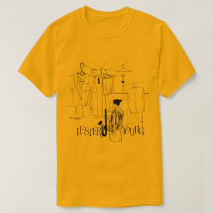 Lester Young Jazz Vintag Illustration T-Shirt