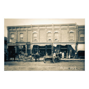 Lester's Store Capac Michigan Vintage Fotodruck
