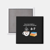 Lesung 67 Meme Englischlehrer Lustig 6 7  Magnet (Vorderseite/Rückseite)