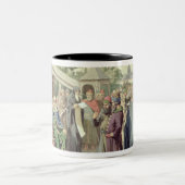 Lesung des Codes Zweifarbige Tasse (Mittel)
