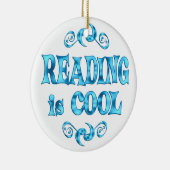 Lesung ist cool keramik ornament (Rechts)