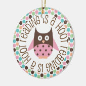 Lesung ist eine Schrei-Verzierung Keramikornament (Links)