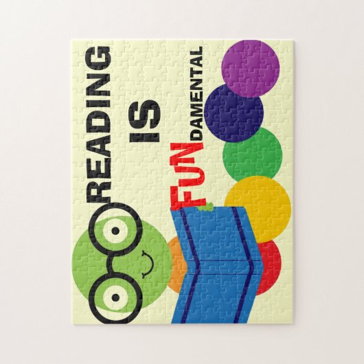 Lesung ist grundlegendes Puzzlespiel Puzzle (Vertikal)