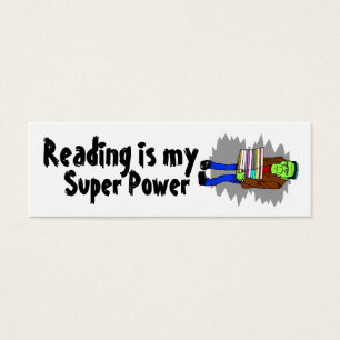 Lesung ist mein SuperPowerminiBookmarker