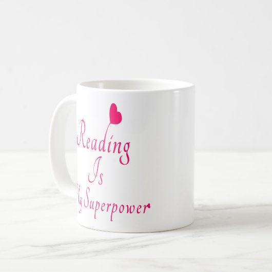 Lesung ist meine kaffeetasse (Vorderseite Links)