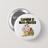 Lesung ist MOO-velous Button (Vorne & Hinten)