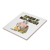 Lesung ist MOO-velous Fliese (Seite)