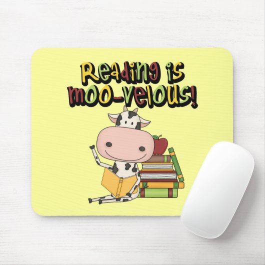 Lesung ist MOO-velous Mousepad (Mit Mouse)