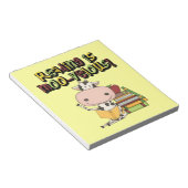 Lesung ist MOO-velous Notizblock (angewinkelt)