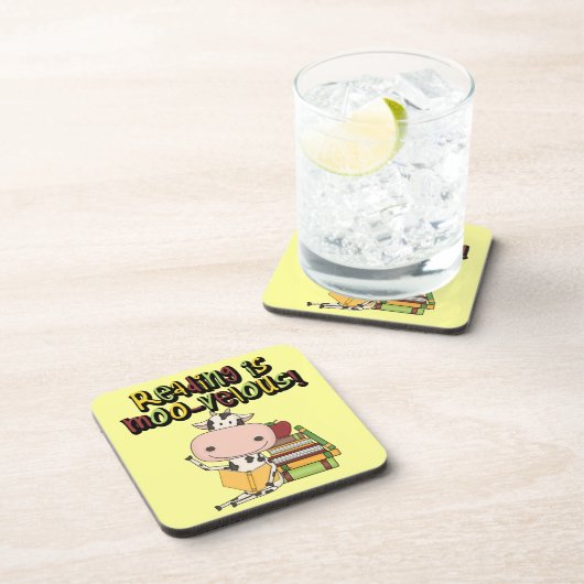 Lesung ist MOO-velous Untersetzer (Rechte Seite)