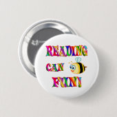 Lesung ist Spaß Button (Vorne & Hinten)