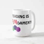 Lesung ist - Tasse grundlegend (VorderseiteRechts)