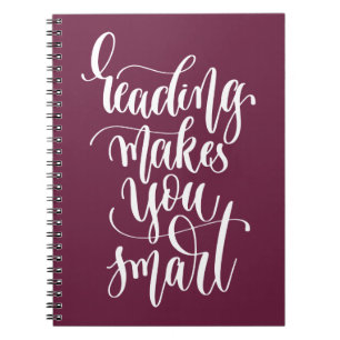 Lesung macht Sie intelligent Notizblock