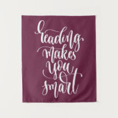 Lesung macht Sie intelligent Wandteppich (Vorderseite)