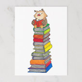 LESUNG OWL Postkarte von Nicole Janes