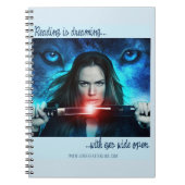 Lesung träumt Notizbuch Notizblock (Vorderseite)