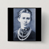 Lesya Ukrajinka Button (Vorderseite)