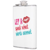 Let a kiss speak what words cannotT-Shirt Flachmann (Links)