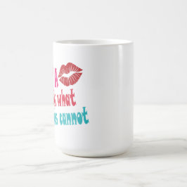 Let a kiss speak what words cannotT-Shirt Kaffeetasse