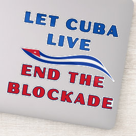 Let Cuba Live Aufkleber