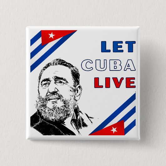Let Cuba Live Button (Vorderseite)