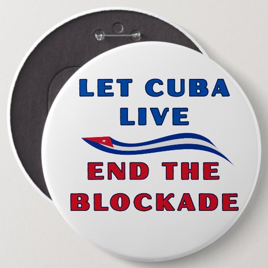 Let Cuba Live Button (Vorne & Hinten)