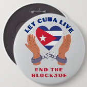 Let Cuba Live Button (Vorne & Hinten)