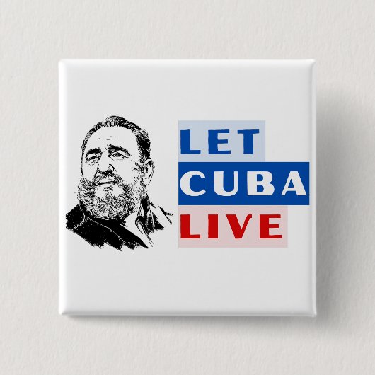 Let Cuba Live Button (Vorderseite)