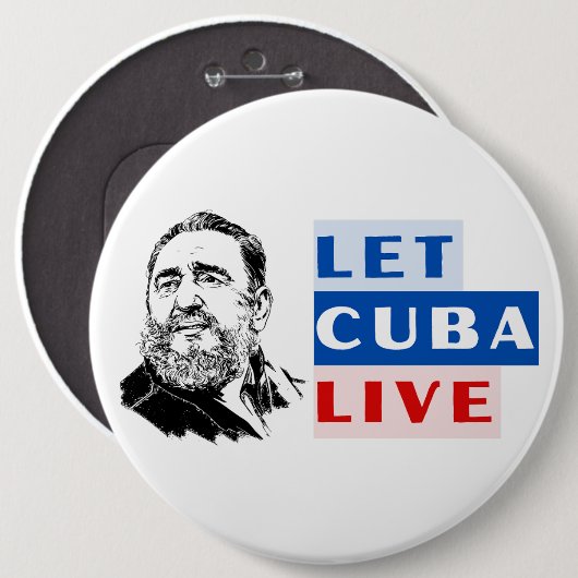 Let Cuba Live Button (Vorne & Hinten)