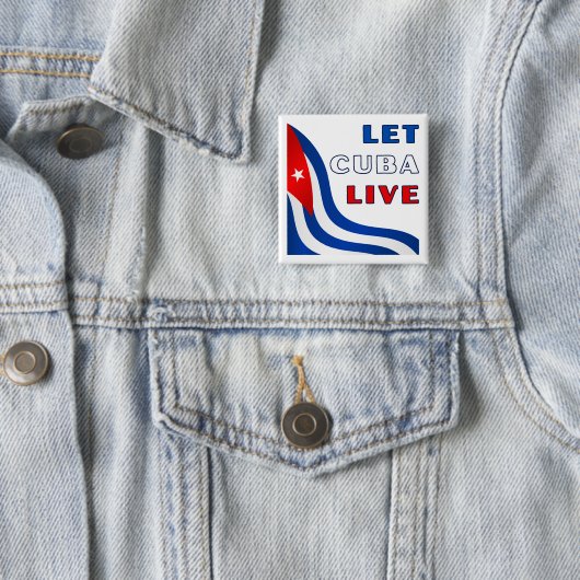 Let Cuba Live Pin Button (Beispiel)