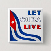 Let Cuba Live Pin Button (Vorderseite)