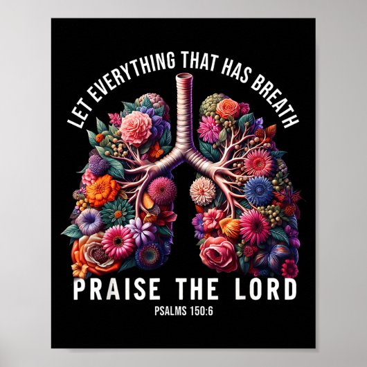 Let Everything That Has Breath Praise The Lord Tee Poster (Vorne)