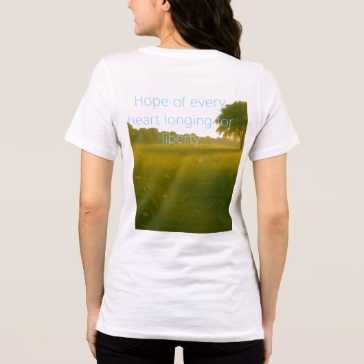 Let Freedom Ring Tri-Blend Shirt (Rückseite)