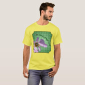 Let Go Let God Bee On Flower Inspirational  T-Shirt (Vorne ganz)