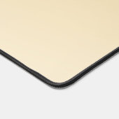 Let Go Let God Cross in Black Text Schreibtischunterlage (Ecke)