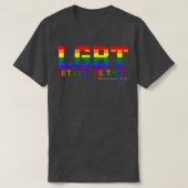 Let God Be True Romans 34 LGBT Apparel  T-Shirt (Design vorne)