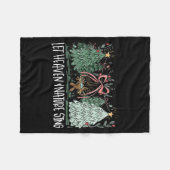 Let Heaven &amp; Nature Sing Christmas Baby Jesus  Fleecedecke (Vorderseite (Horizontal))
